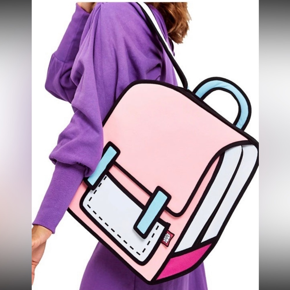 Jump From Paper Pink Backpack